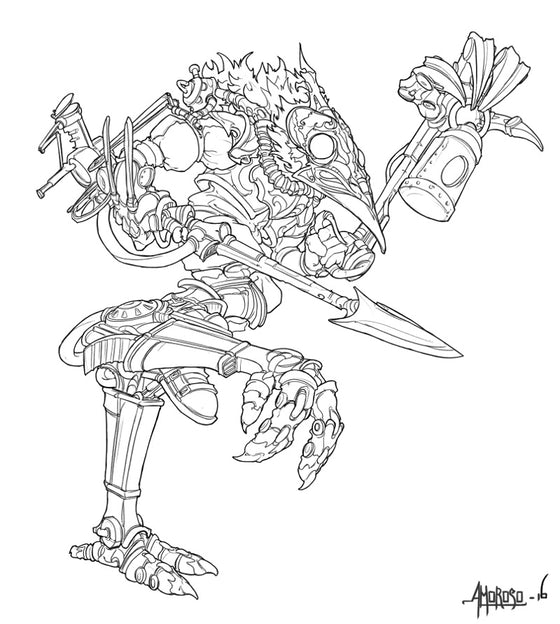 Urkin Shrike comes to life!